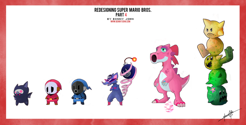 Illustration for article titled Redesigning Super Mario Bros. Part 4